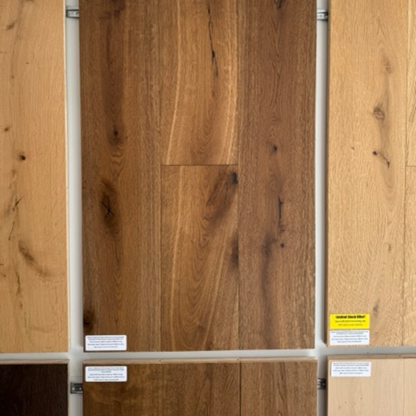 Boston Engineered Real Wood French Oak Smoked Brushed UV Oiled